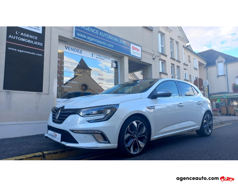 Compra de Coches Usados, Coches Usados Baratos %'|'% Agence Auto Renault Megane DCI 130cv GT-LINE SUIVI DISPO! Blanc Año 2016 Manuelle Diesel